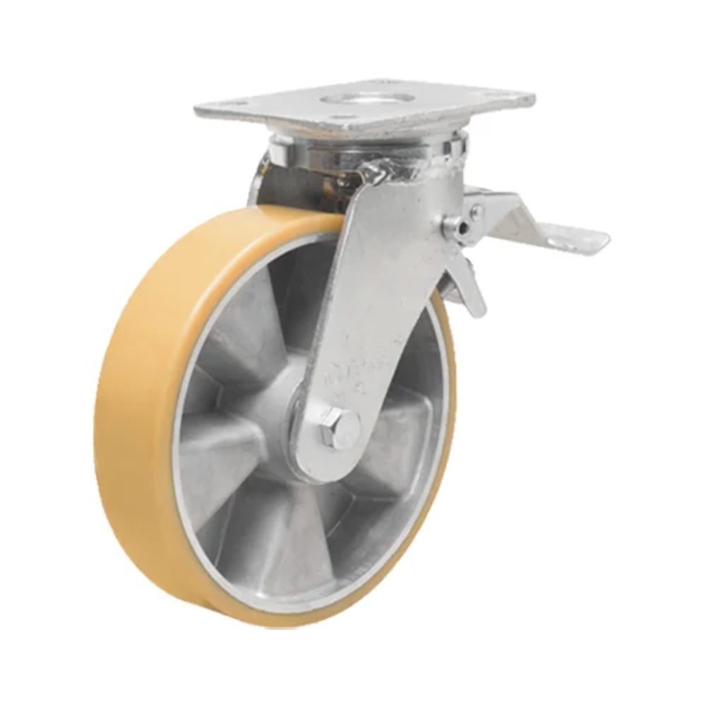 Swede-Wheel točak velike nosivosti heavy-duty poliuretanski sa kočnicom